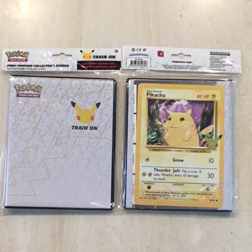 Pokemon Binder 2021 25th Anniversary Collector’s Album Celebrations Pikachu Card - Picture 2 of 9